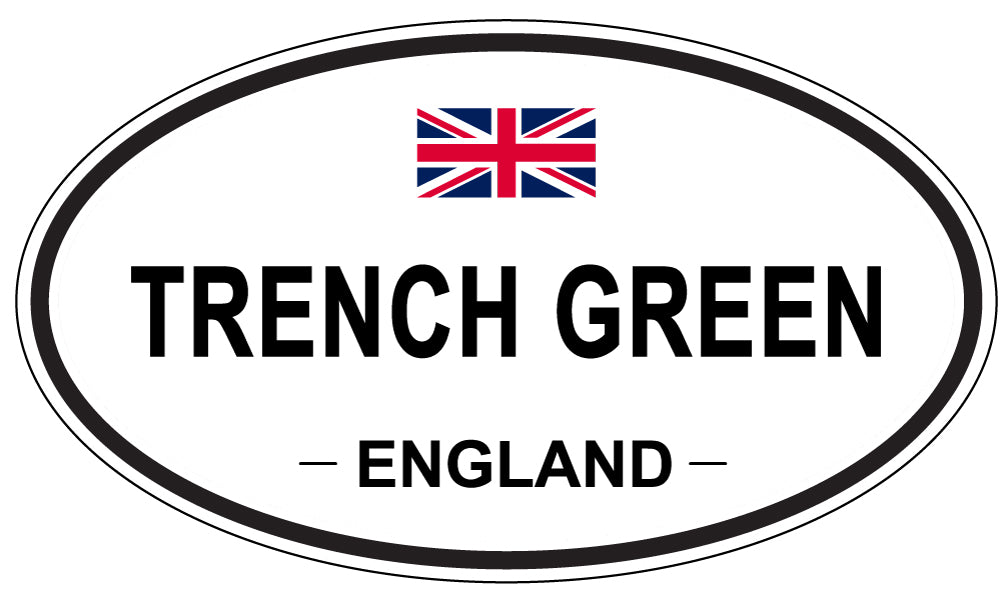 TRENCH GREEN, England - Oval Magnet