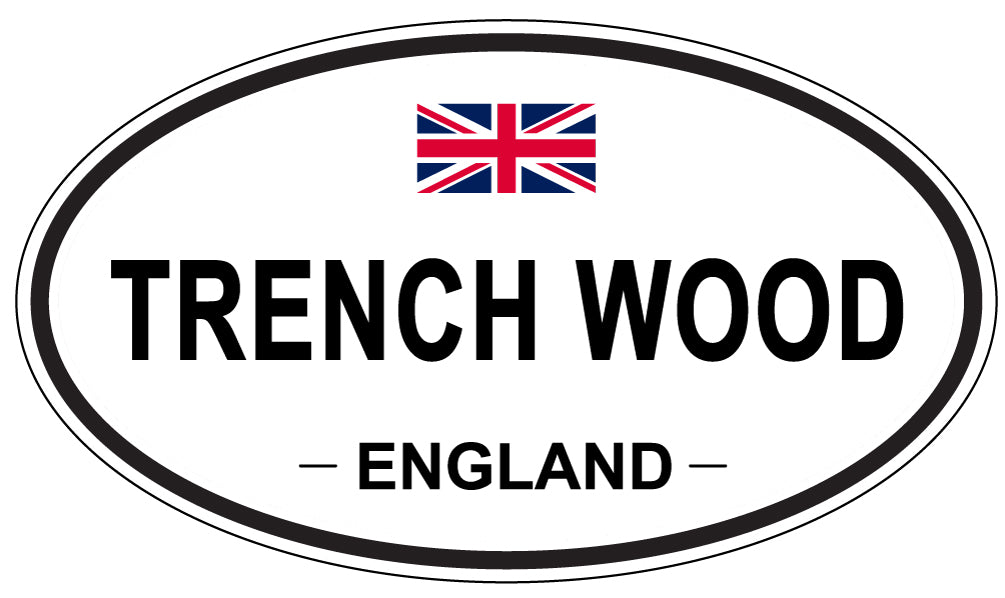 TRENCH WOOD, England - Oval Magnet