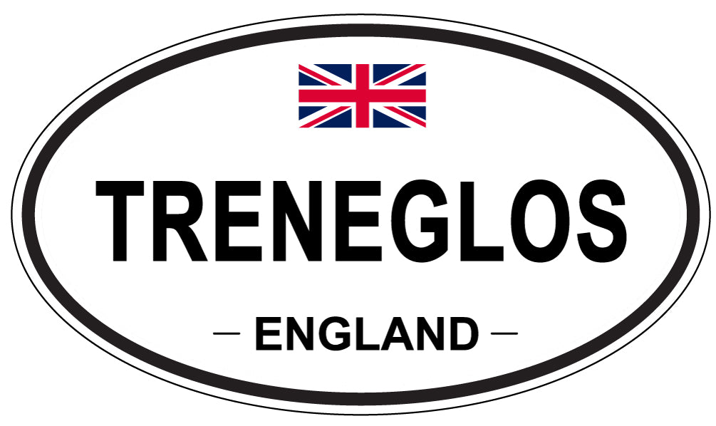 TRENEGLOS, England - Oval Magnet