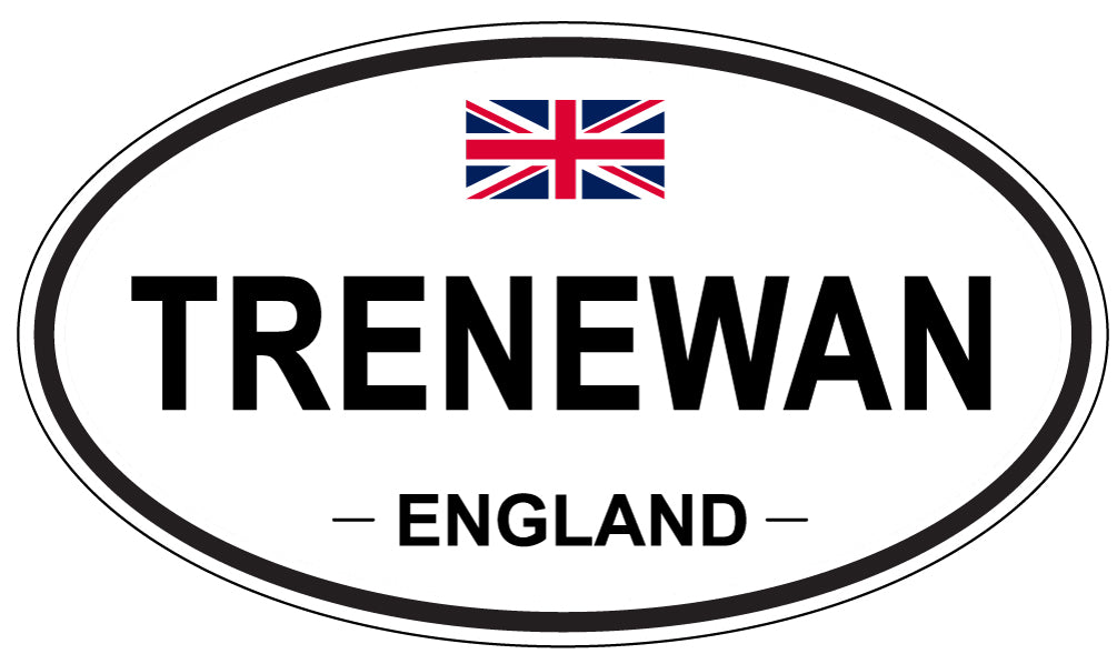 TRENEWAN, England - Oval Magnet