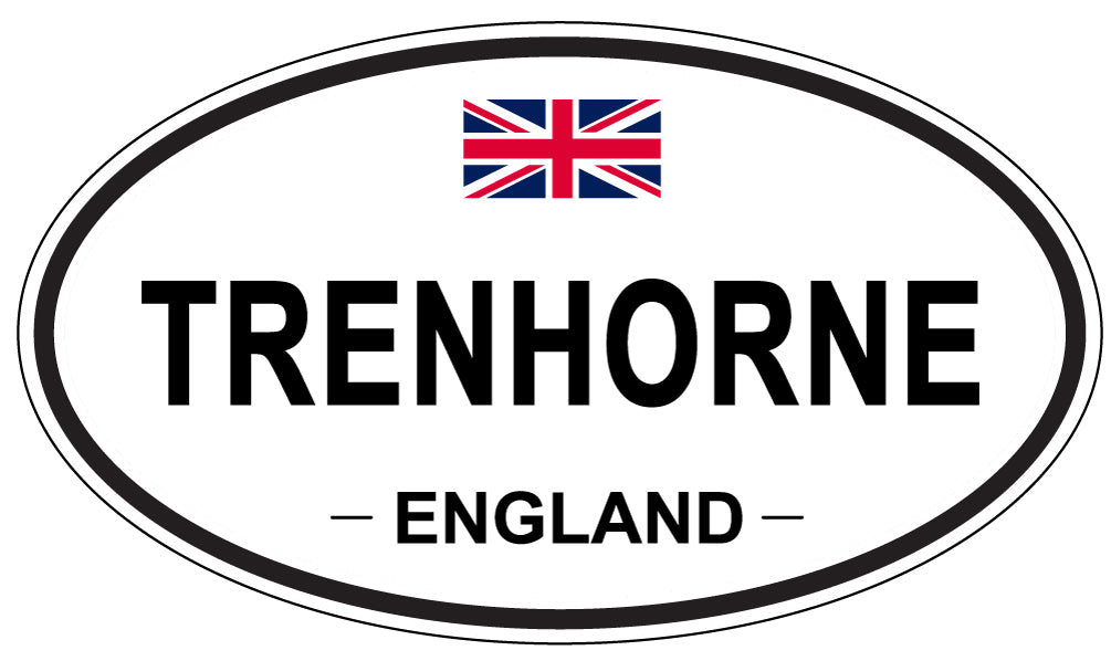 TRENHORNE, England - Oval Magnet