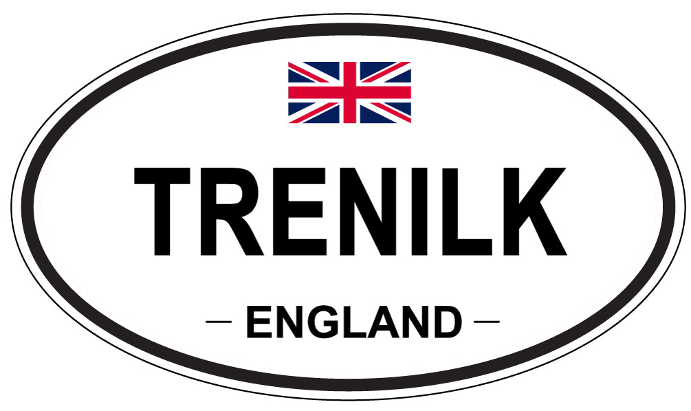 TRENILK, England - Oval Magnet