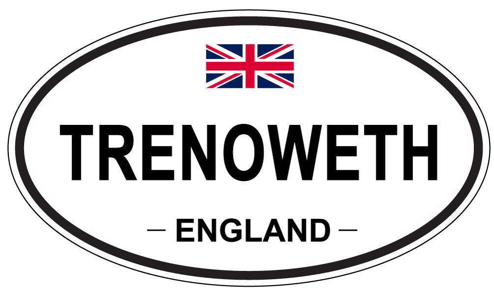 TRENOWETH, England - Oval Magnet