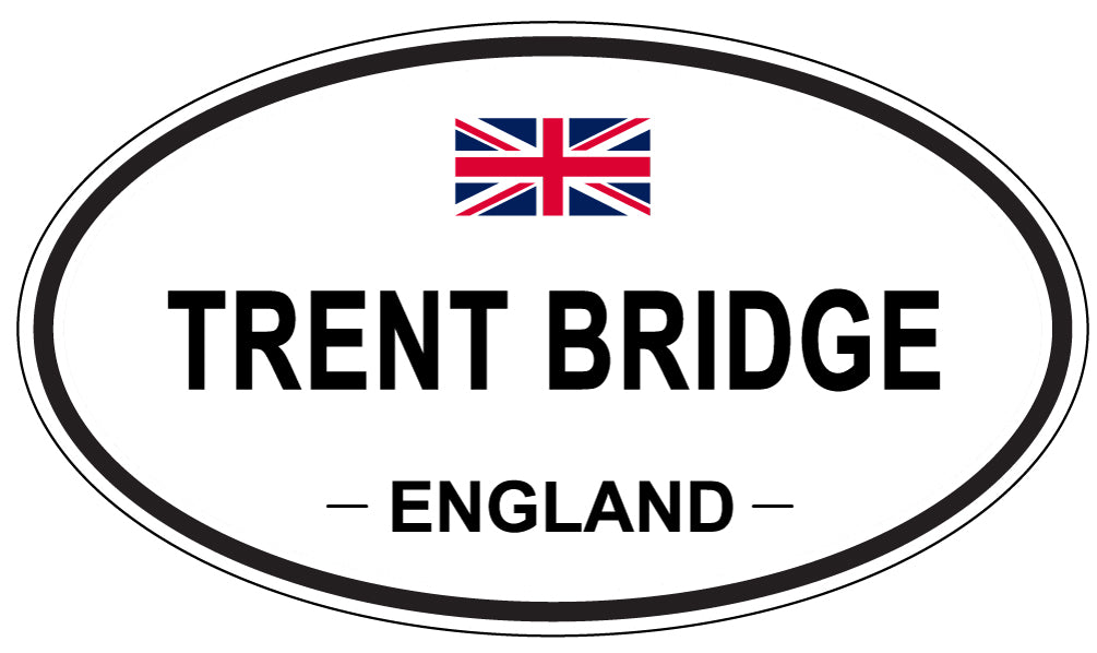 TRENT BRIDGE, England - Oval Magnet