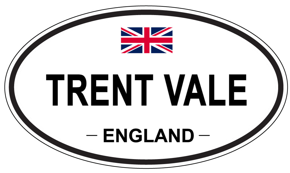 TRENT VALE, England - Oval Magnet