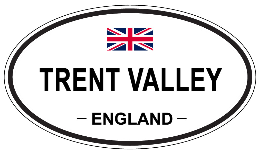 TRENT VALLEY, England - Oval Magnet