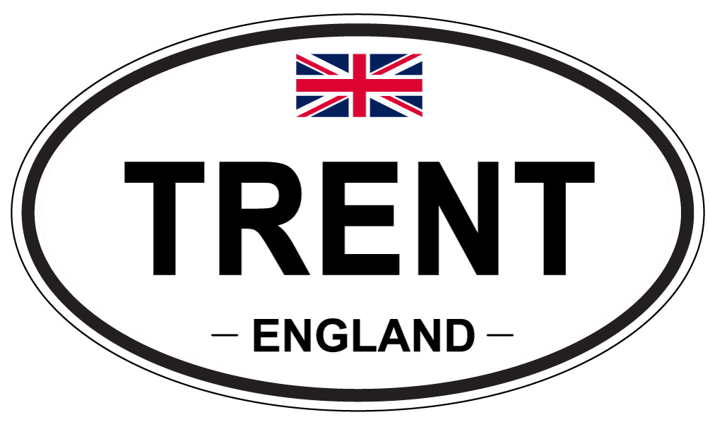 TRENT, England - Oval Magnet