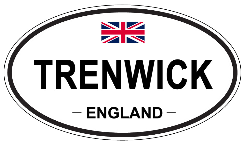 TRENWICK, England - Oval Magnet