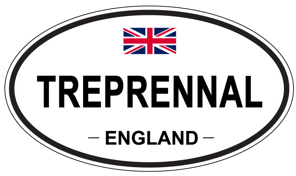 TREPRENNAL, England - Oval Magnet