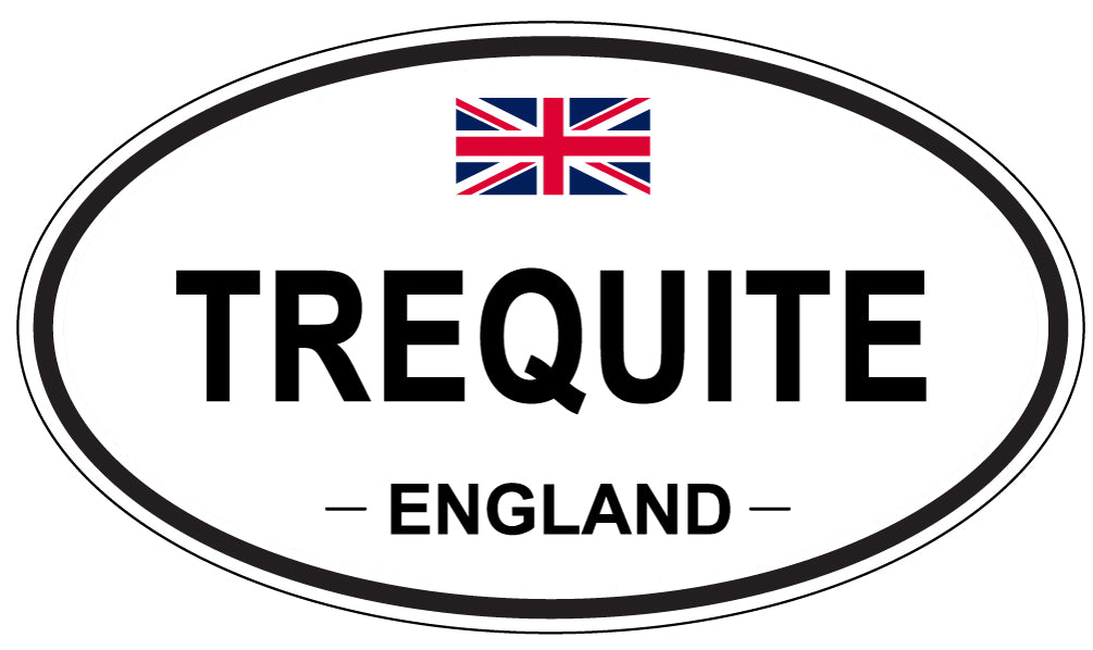 TREQUITE, England - Oval Magnet