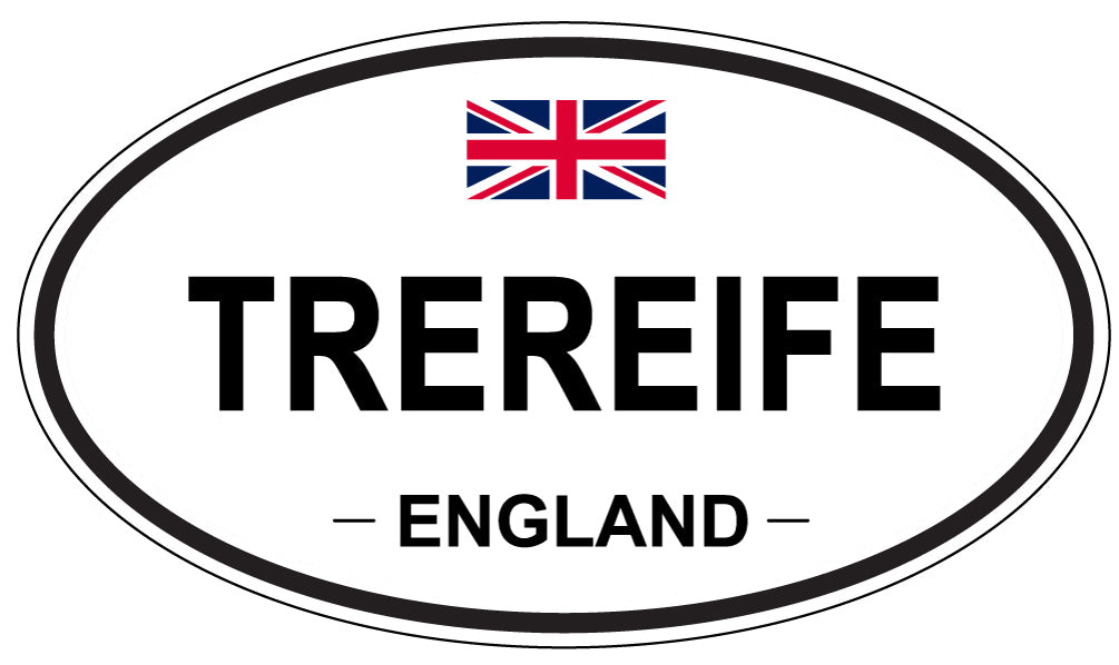 TREREIFE, England - Oval Magnet