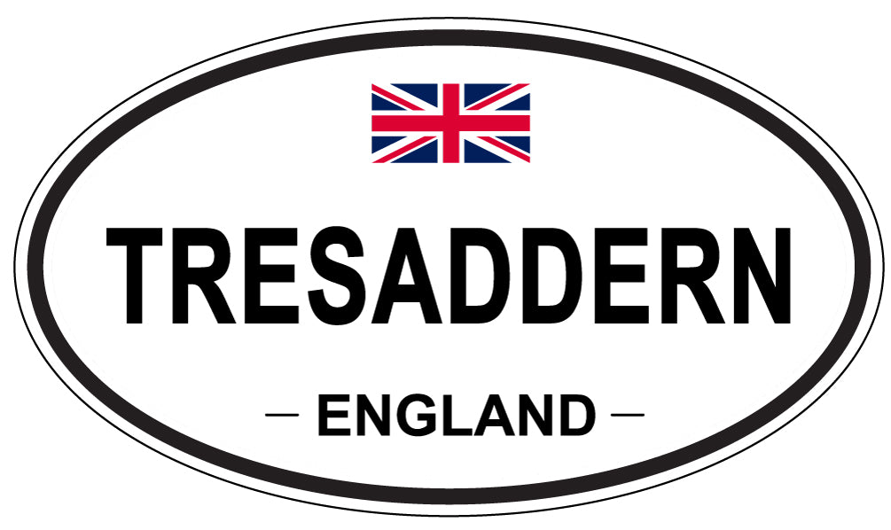 TRESADDERN, England - Oval Magnet
