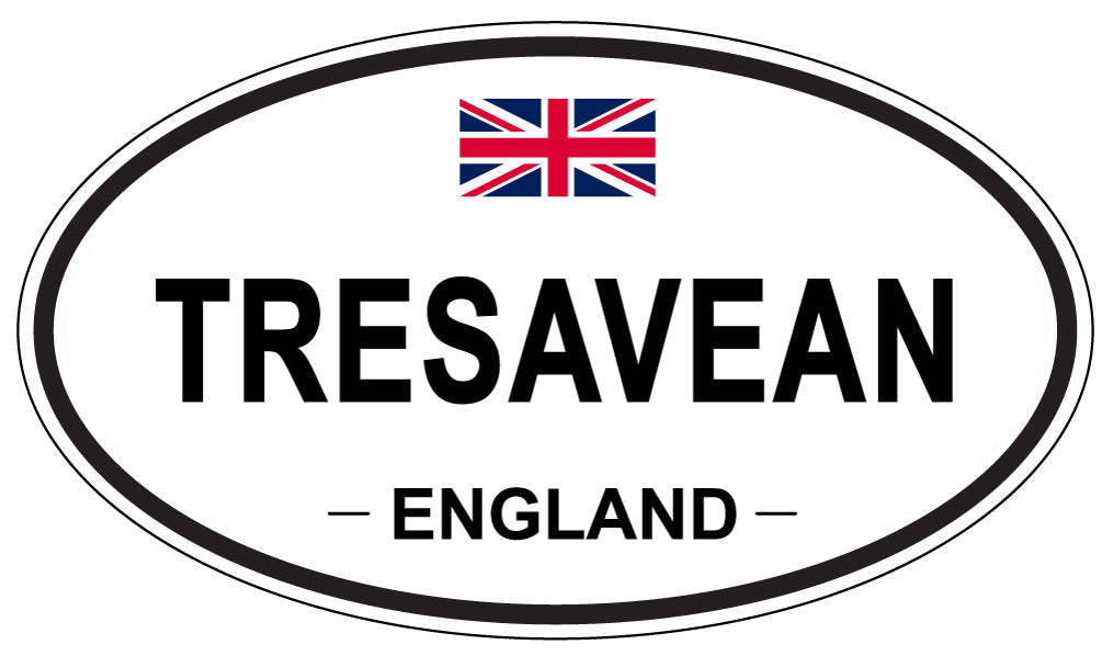 TRESAVEAN, England - Oval Magnet