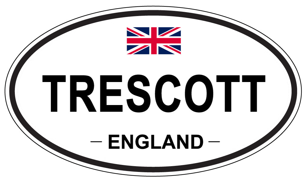 TRESCOTT, England - Oval Magnet
