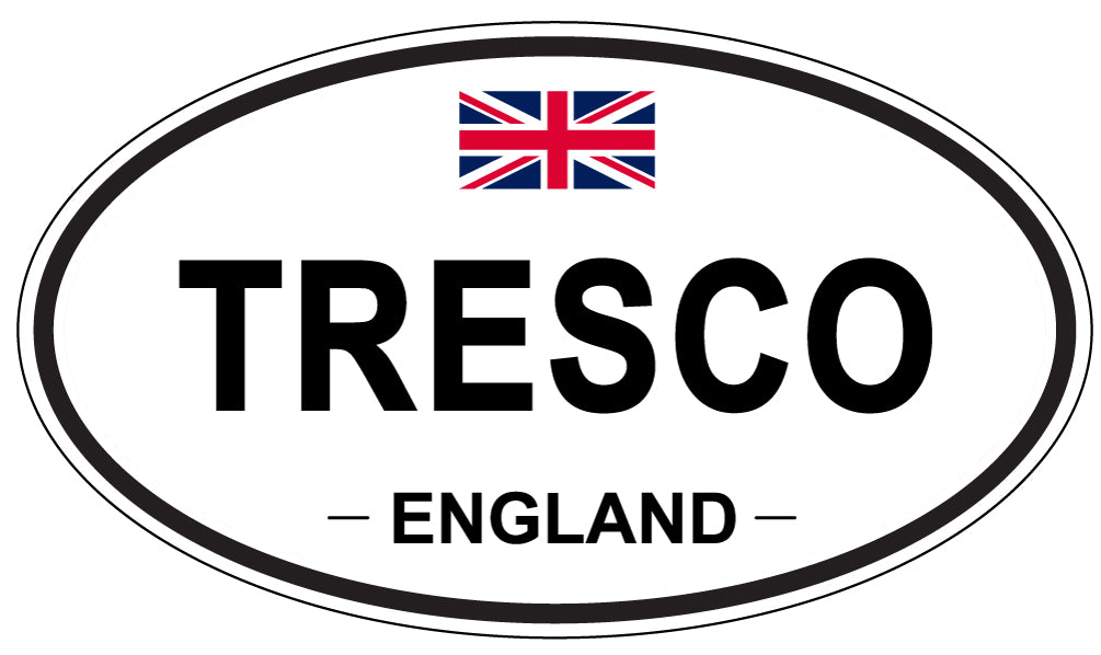 TRESCO, England - Oval Magnet