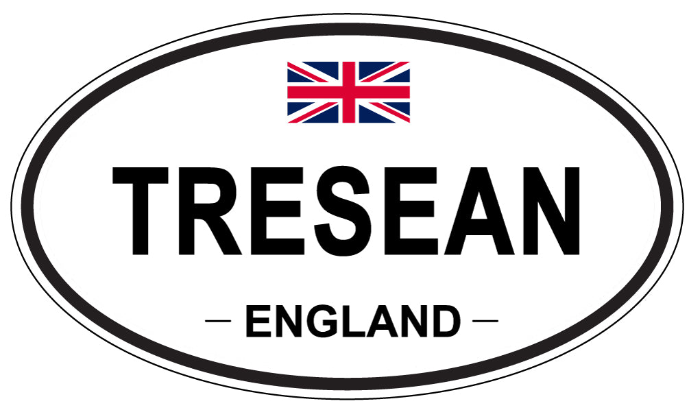 TRESEAN, England - Oval Magnet