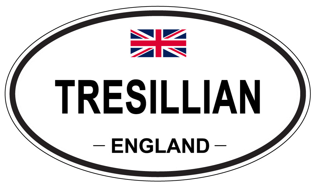 TRESILLIAN, England - Oval Magnet
