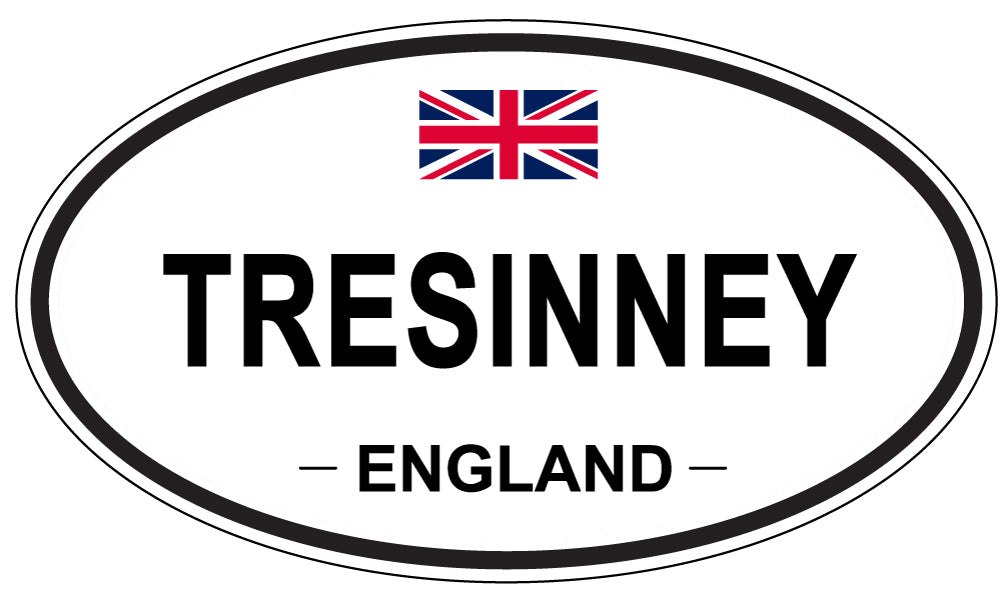 TRESINNEY, England - Oval Magnet