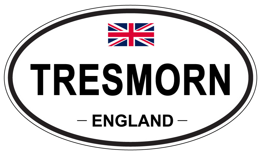 TRESMORN, England - Oval Magnet