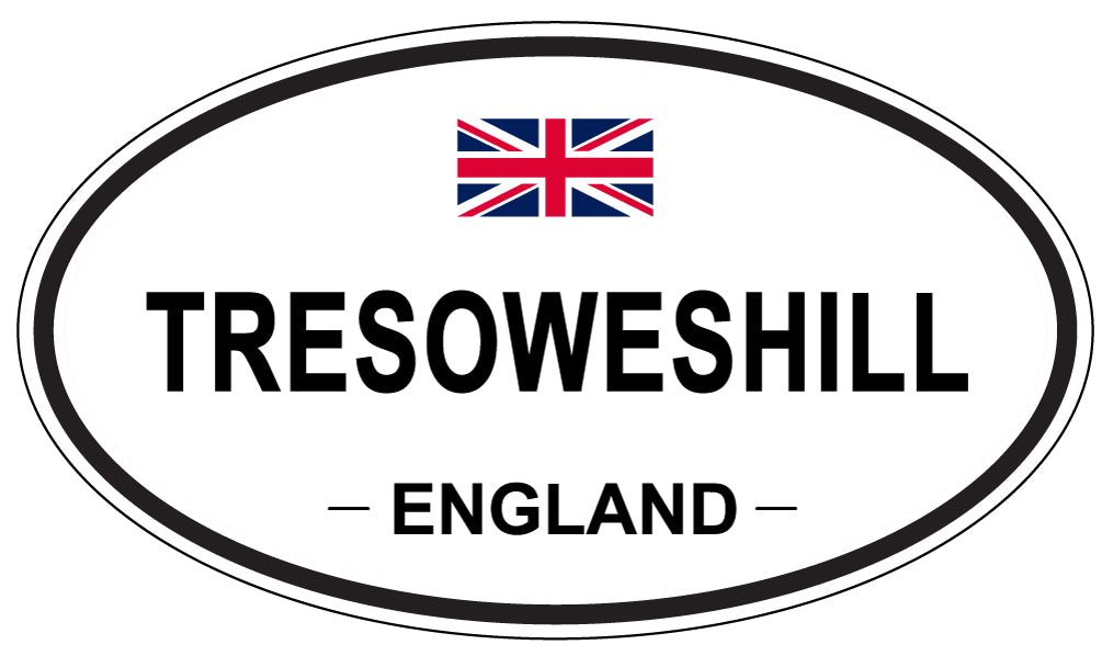 TRESOWESHILL, England - Oval Magnet