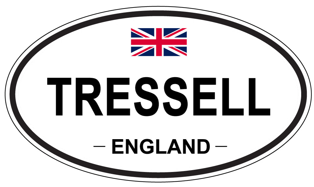 TRESSELL, England - Oval Magnet