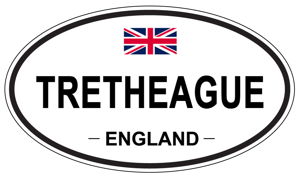 TRETHEAGUE, England - Oval Magnet