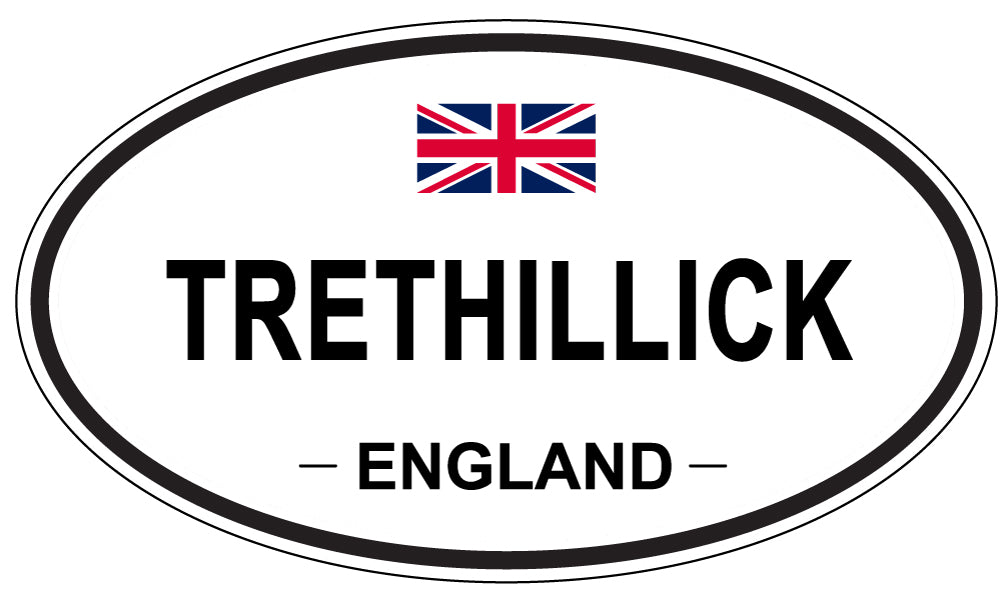 TRETHILLICK, England - Oval Magnet