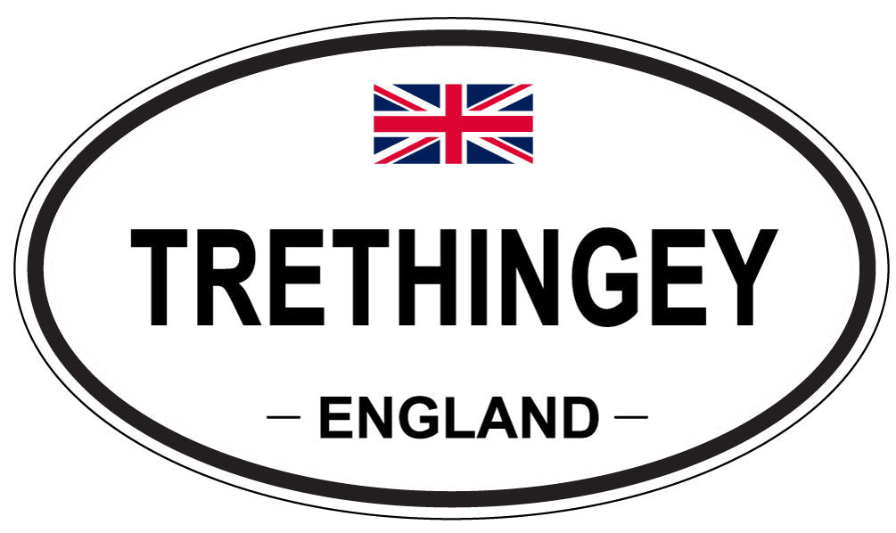 TRETHINGEY, England - Oval Magnet