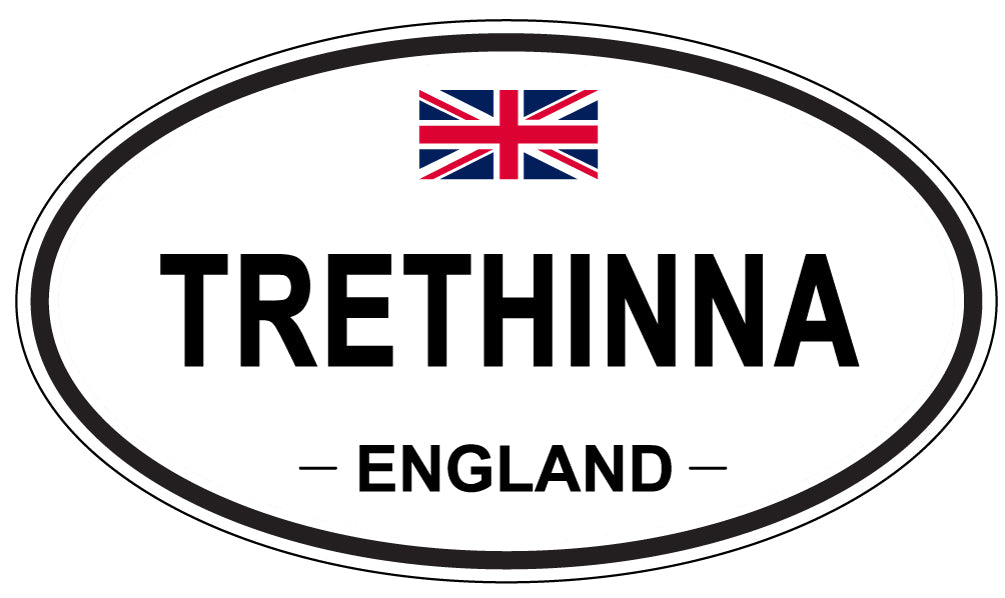 TRETHINNA, England - Oval Magnet