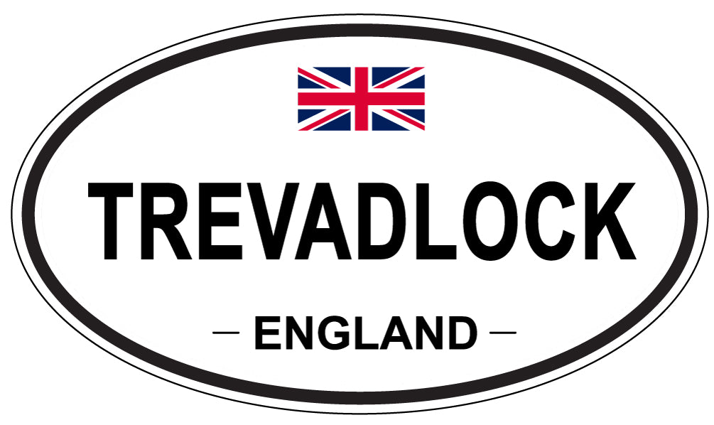 TREVADLOCK, England - Oval Magnet