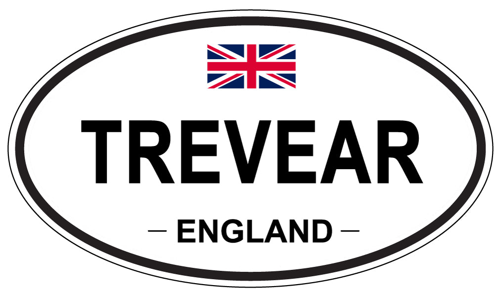 TREVEAR, England - Oval Magnet