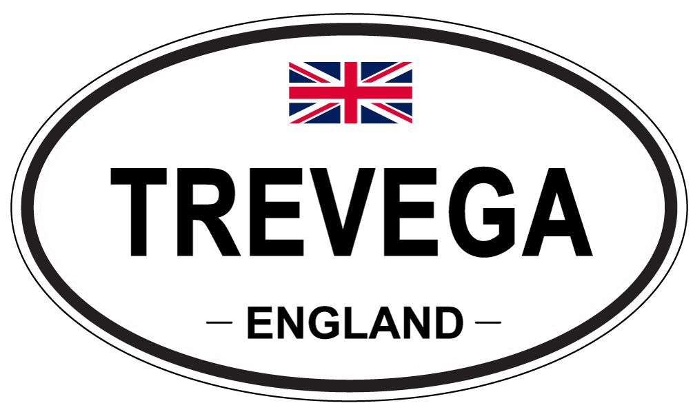 TREVEGA, England - Oval Magnet