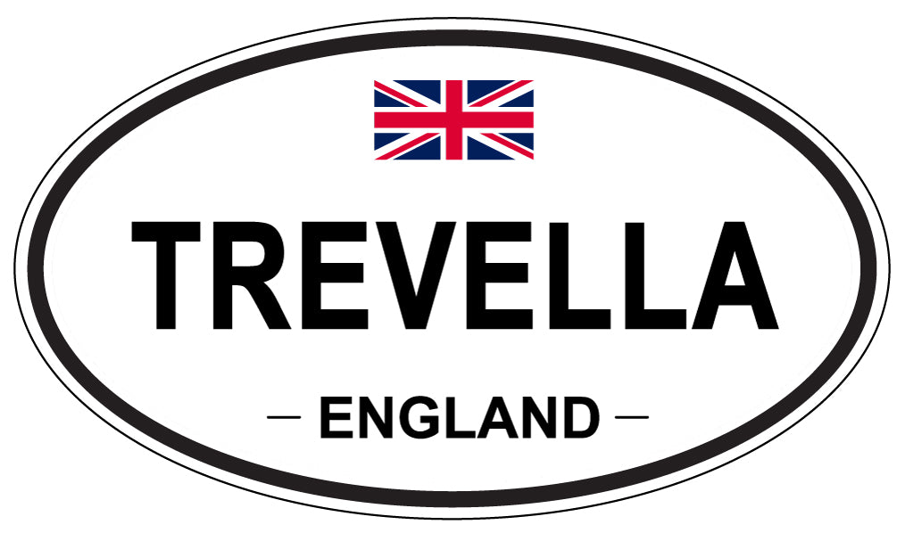 TREVELLA, England - Oval Magnet
