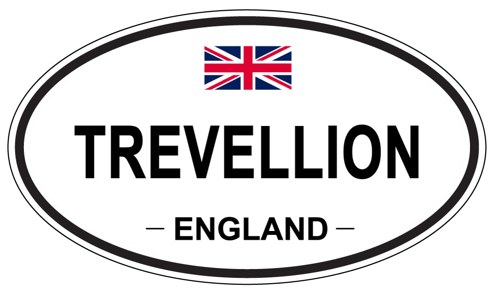 TREVELLION, England - Oval Magnet