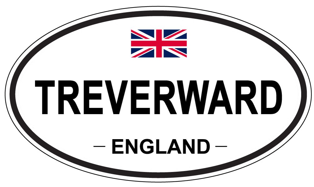 TREVERWARD, England - Oval Magnet