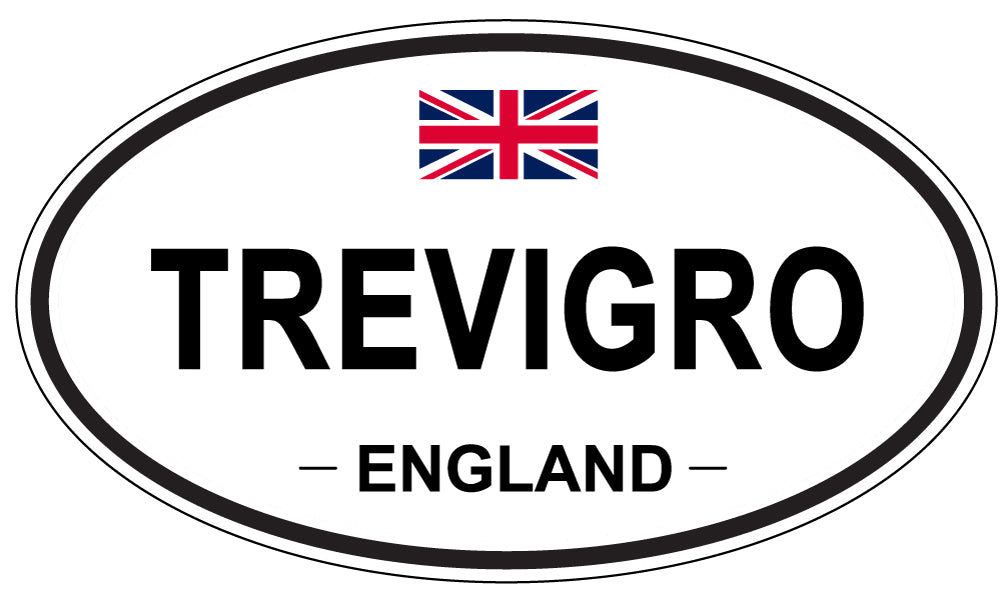 TREVIGRO, England - Oval Magnet