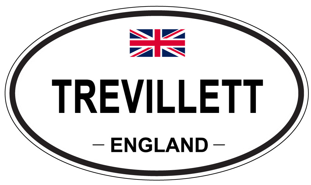 TREVILLETT, England - Oval Magnet
