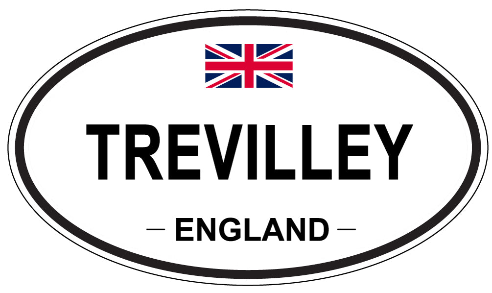 TREVILLEY, England - Oval Magnet
