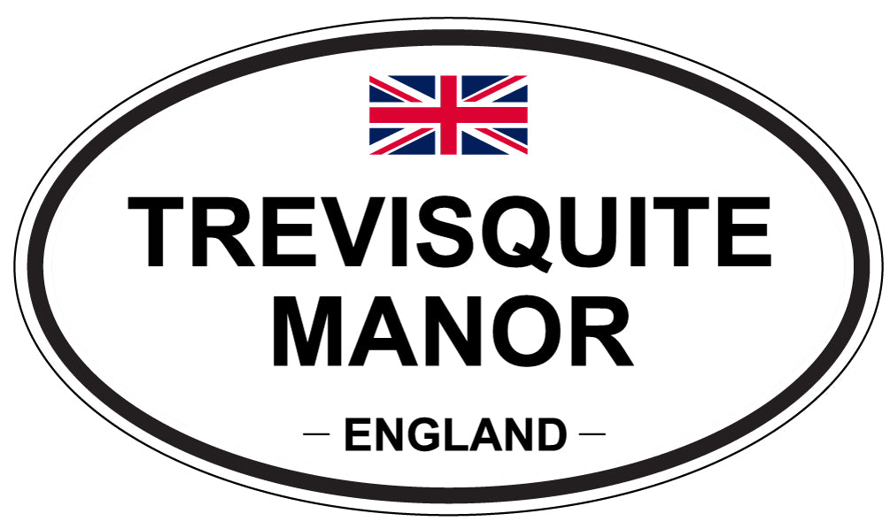 TREVISQUITE MANOR, England - Oval Magnet