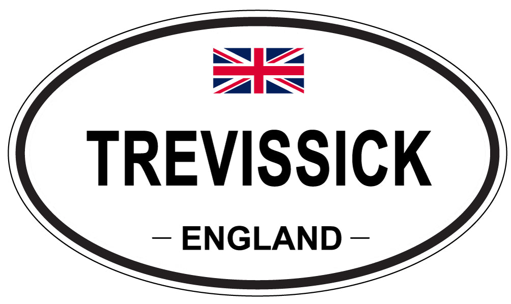 TREVISSICK, England - Oval Magnet