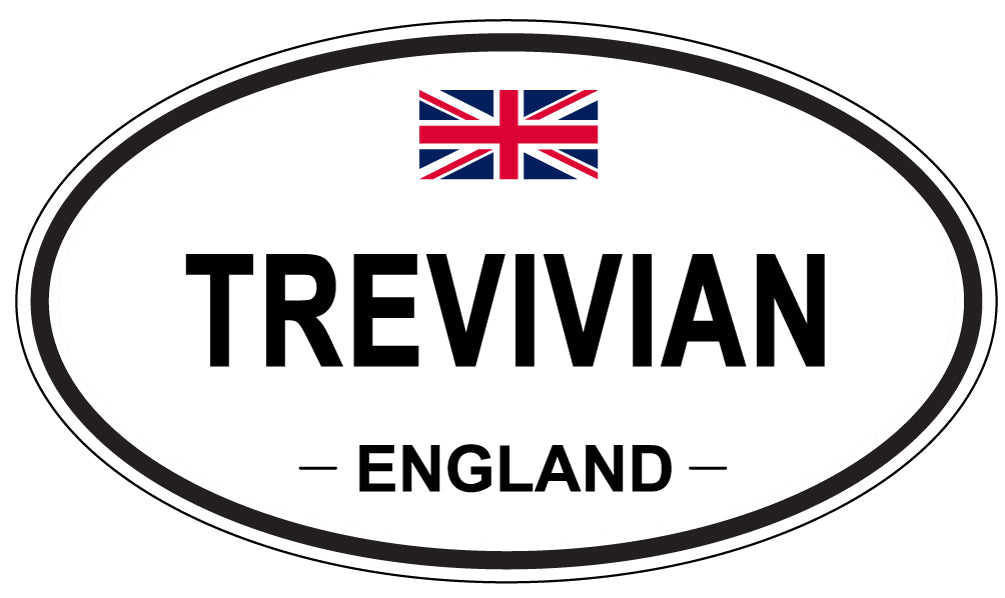 TREVIVIAN, England - Oval Magnet