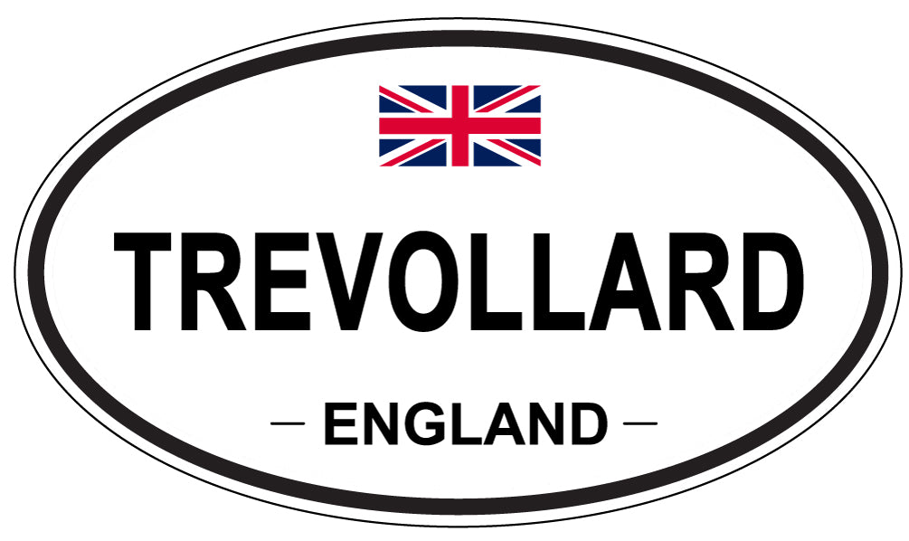 TREVOLLARD, England - Oval Magnet