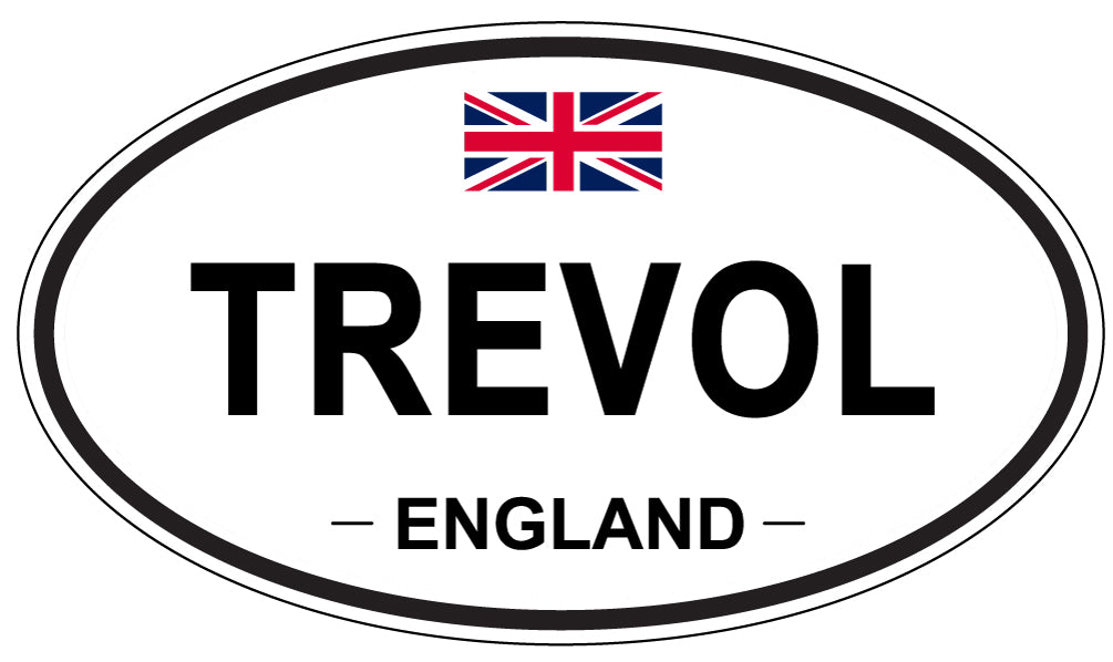 TREVOL, England - Oval Magnet