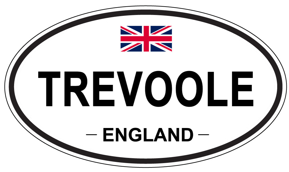 TREVOOLE, England - Oval Magnet