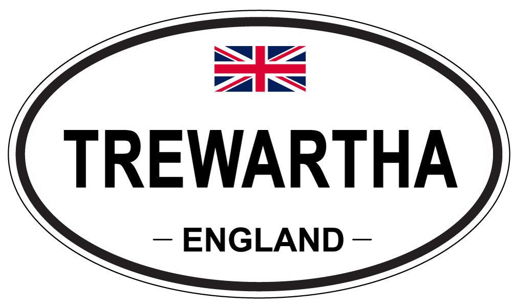 TREWARTHA, England - Oval Magnet
