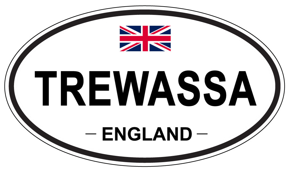 TREWASSA, England - Oval Magnet