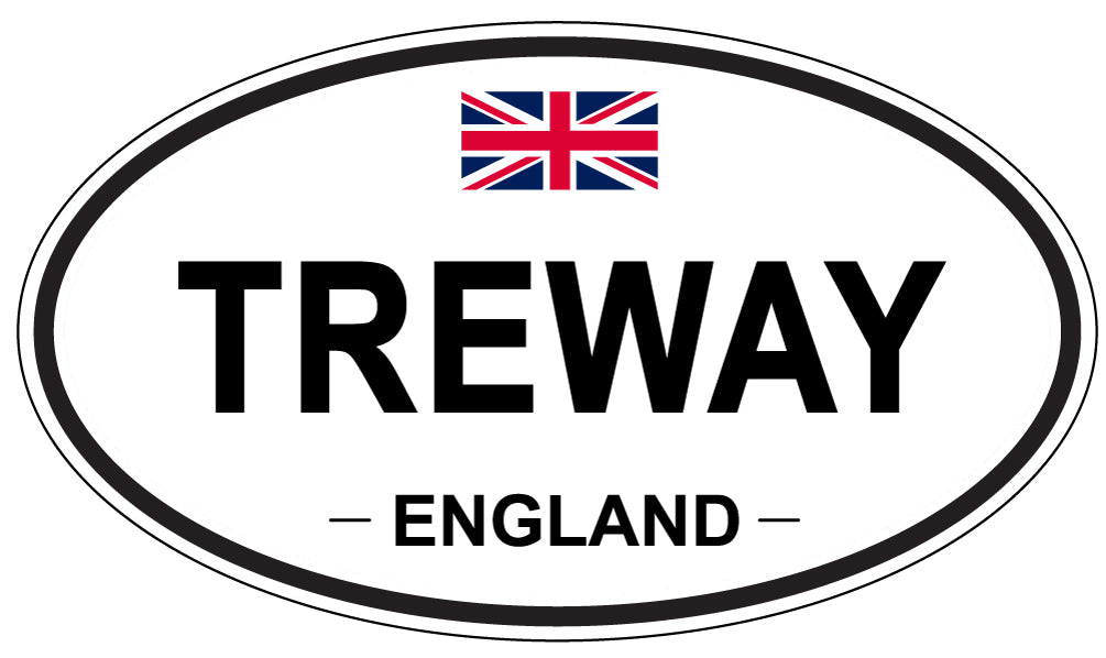 TREWAY, England - Oval Magnet