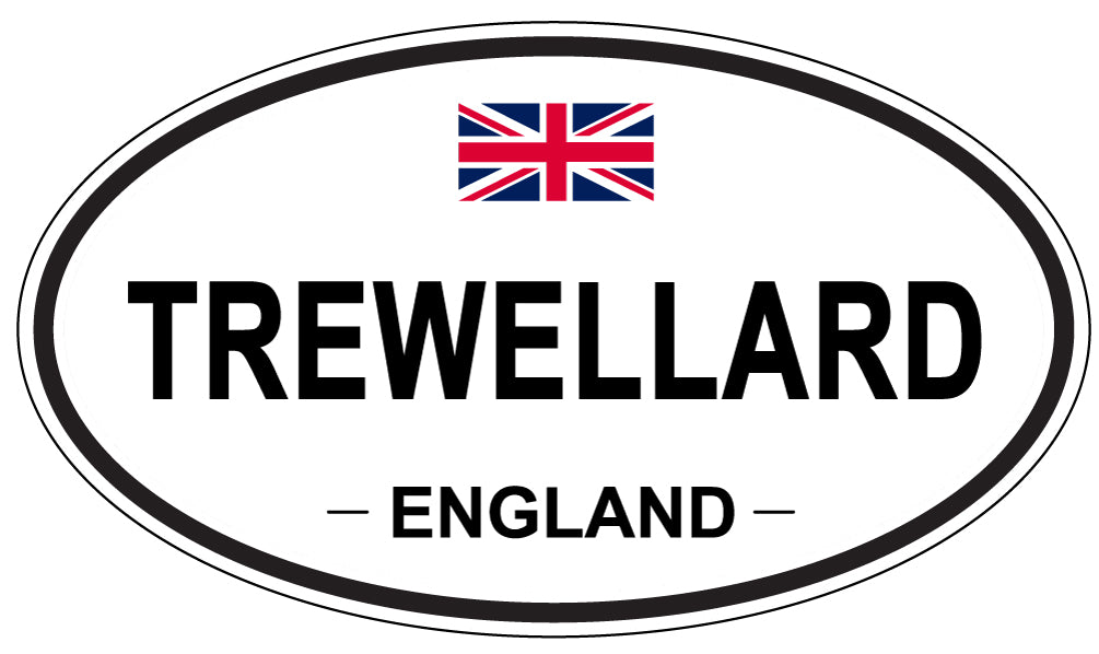 TREWELLARD, England - Oval Magnet