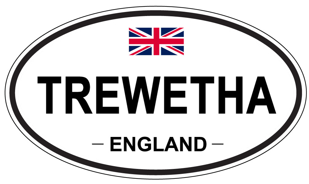 TREWETHA, England - Oval Magnet