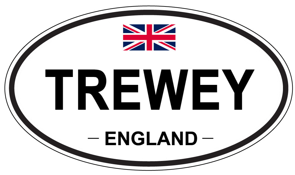 TREWEY, England - Oval Magnet
